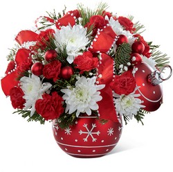 The FTD Season's Greetings Bouquet from Victor Mathis Florist in Louisville, KY